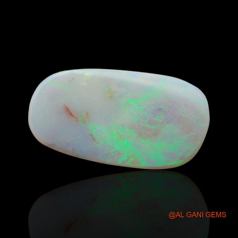 8.90 Cts Natural Australian Fire Opal Loose Gemstone Fancy Cabochon 23x12x4 mm A-120