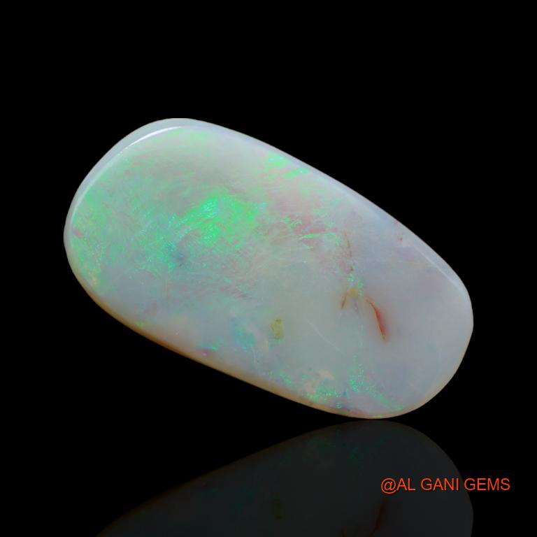 8.90 Cts Natural Australian Fire Opal Loose Gemstone Fancy Cabochon 23x12x4 mm A-120