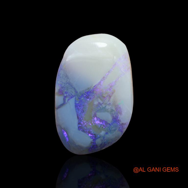 Natural Fire Opal Gemstone 20.70 Cts Loose Fancy Cabochon From Australia 27x17x6 mm A-121