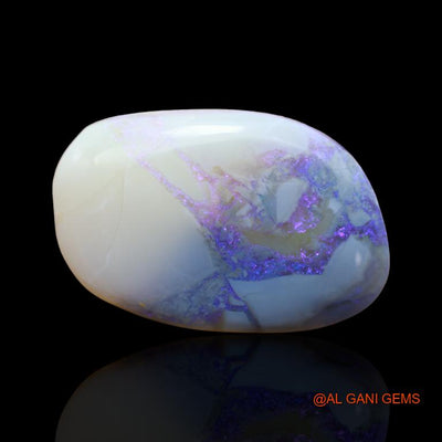Natural Fire Opal Gemstone 20.70 Cts Loose Fancy Cabochon From Australia 27x17x6 mm A-121