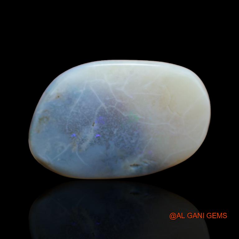 Natural Fire Opal Gemstone 20.70 Cts Loose Fancy Cabochon From Australia 27x17x6 mm A-121