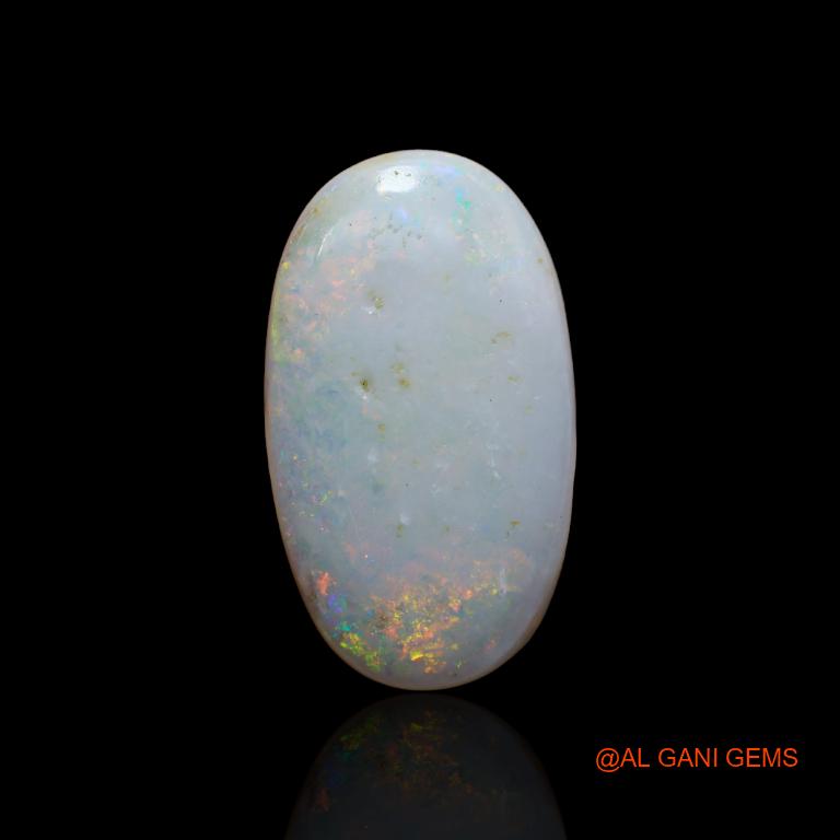 12.20 Cts Natural Australian Fire Opal Loose Gemstone Oval Cabochon 25x14x4 mm A-123