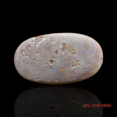 12.20 Cts Natural Australian Fire Opal Loose Gemstone Oval Cabochon 25x14x4 mm A-123