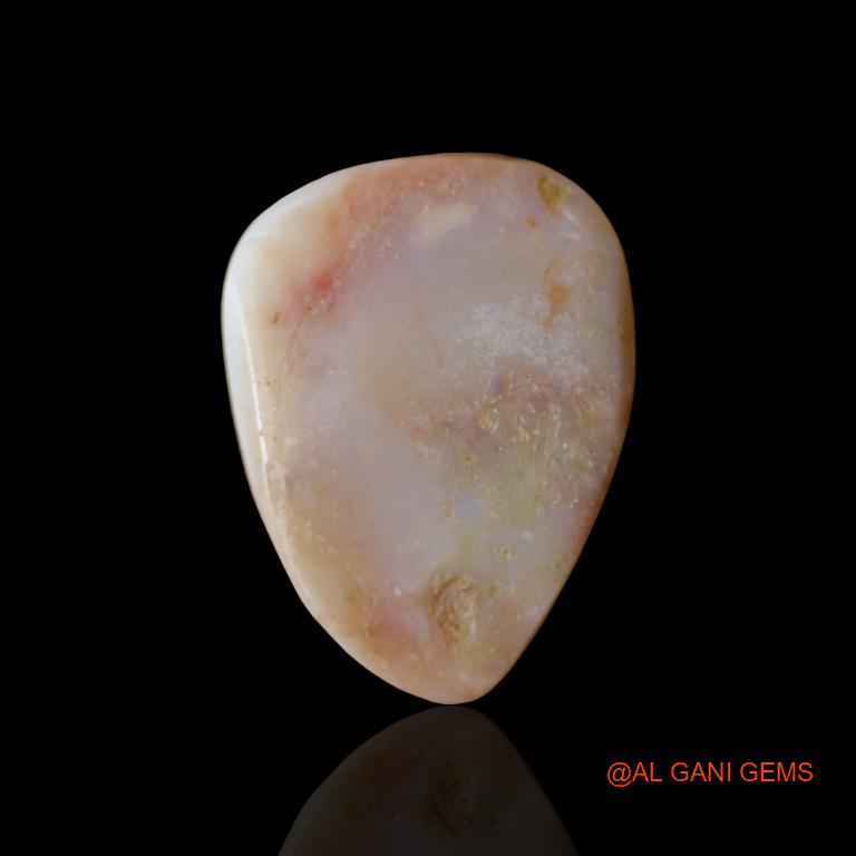 Natural Fire Opal Gemstone 22.05 Cts Loose Fancy Cabochon From Australia 30x22x4 mm A-124