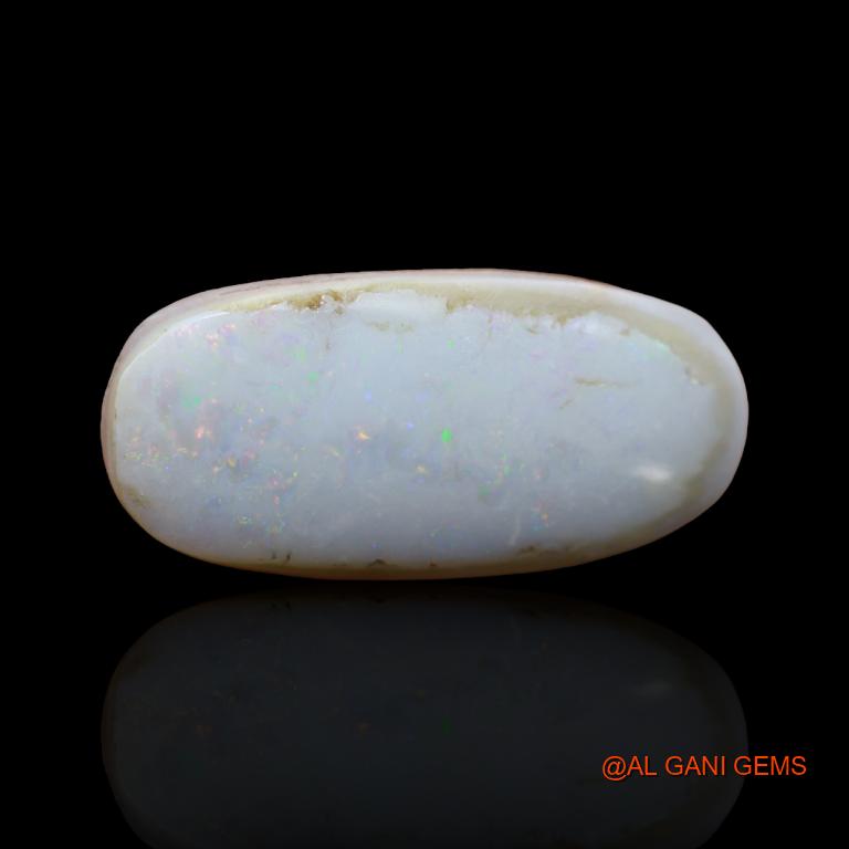 17.60 Cts Natural Australian Fire Opal Loose Gemstone Oval Cabochon 27x13x6 mm A-125
