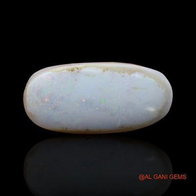 17.60 Cts Natural Australian Fire Opal Loose Gemstone Oval Cabochon 27x13x6 mm A-125