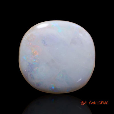 Natural Untreated Fire Opal Loose Gemstone Oval Cabochon From Australia 17.65 Cts 20x19x6 mm A-126