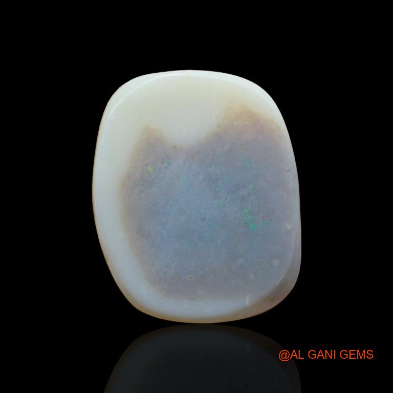 23.55 Cts Natural Australian Fire Opal Fancy Cabochon Loose Gemstone For Jewelry 25x20x5 mm A-127
