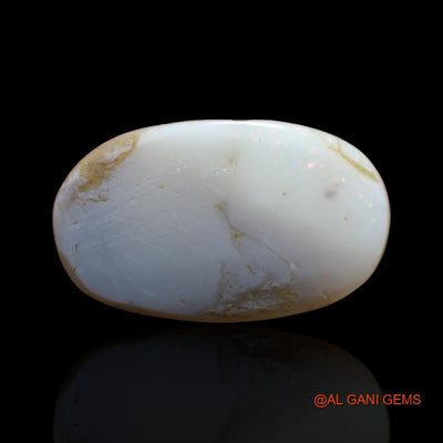 13.00 Cts Unheated Australian Fire Opal Loose Gemstone Oval Cabochon Natural 23x14x5 mm A-129