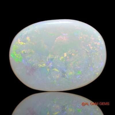 7.35 Cts Natural Australian Fire Opal Oval Cabochon Loose Gemstone For Jewelry 19x14x3 mm A-12