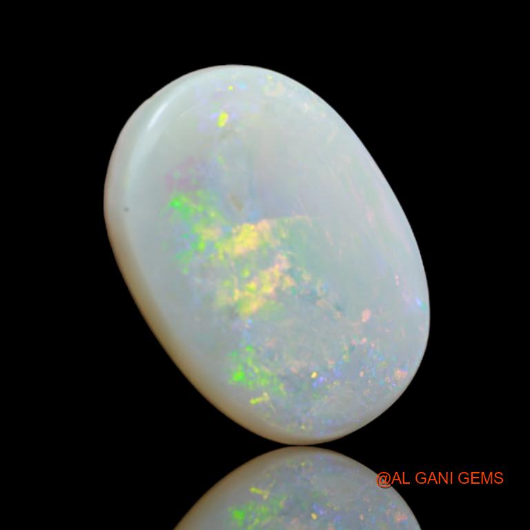 7.35 Cts Natural Australian Fire Opal Oval Cabochon Loose Gemstone For Jewelry 19x14x3 mm A-12