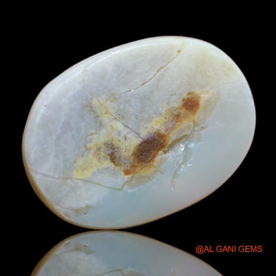 7.35 Cts Natural Australian Fire Opal Oval Cabochon Loose Gemstone For Jewelry 19x14x3 mm A-12