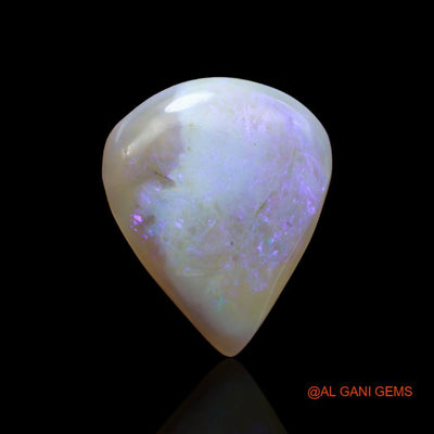 12.15 Cts Natural Australian Fire Opal Pear Cabochon Loose Gemstone For Jewelry 22x18x5 mm A-130