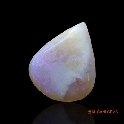 12.15 Cts Natural Australian Fire Opal Pear Cabochon Loose Gemstone For Jewelry 22x18x5 mm A-130