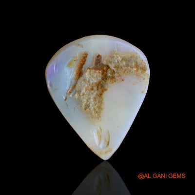 12.15 Cts Natural Australian Fire Opal Pear Cabochon Loose Gemstone For Jewelry 22x18x5 mm A-130