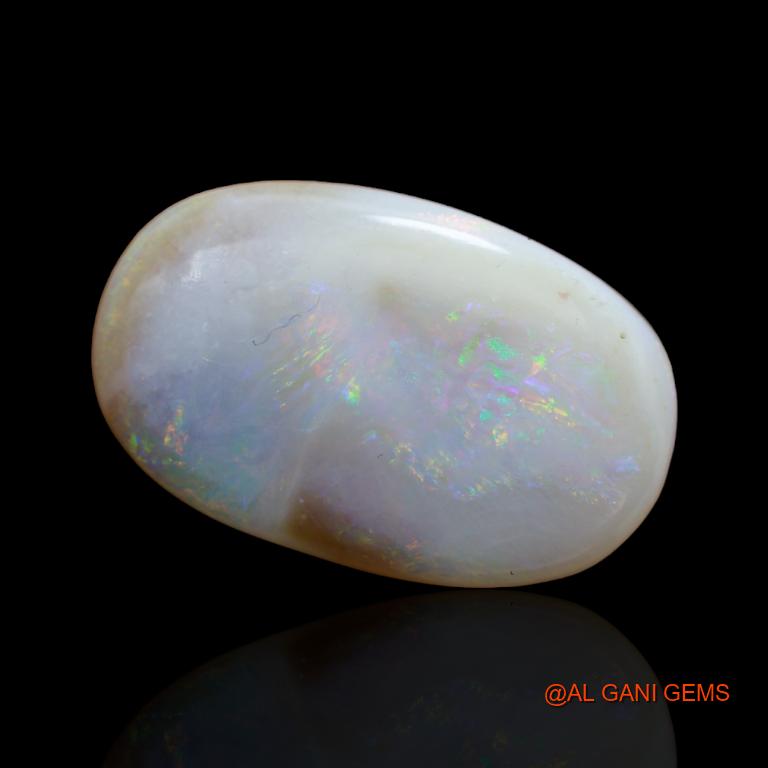 12.05 Cts Natural Australian Fire Opal Oval Cabochon Loose Gemstone For Jewelry 22x13x5 mm A-131