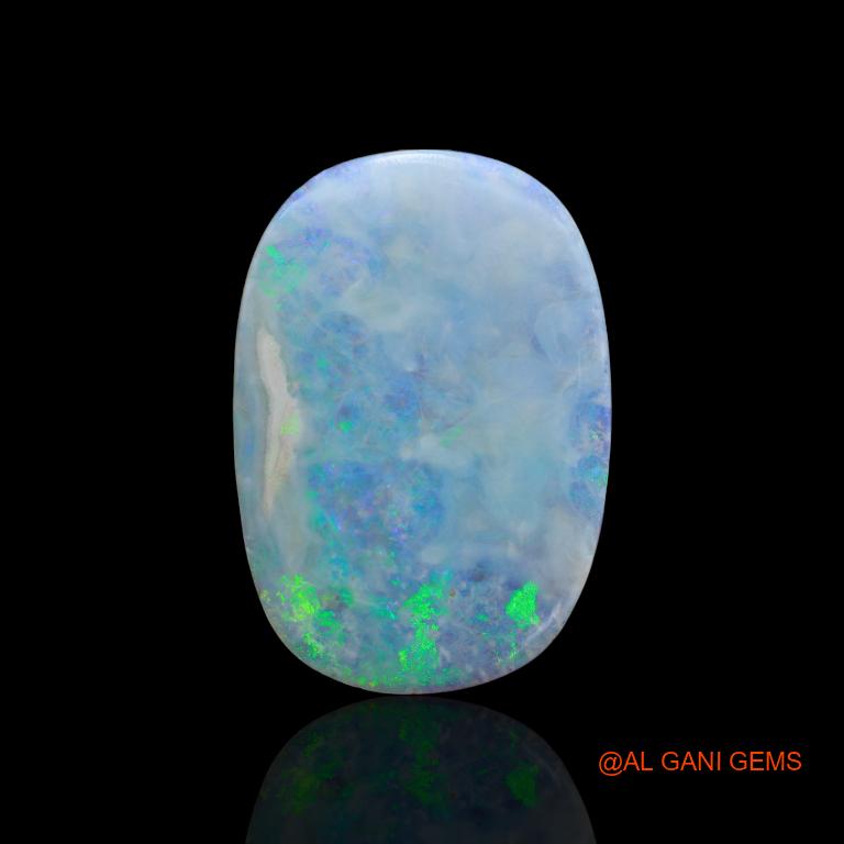 35.45 Cts Natural Australian Fire Opal Loose Gemstone Oval Cabochon 30x21x7 mm A-132