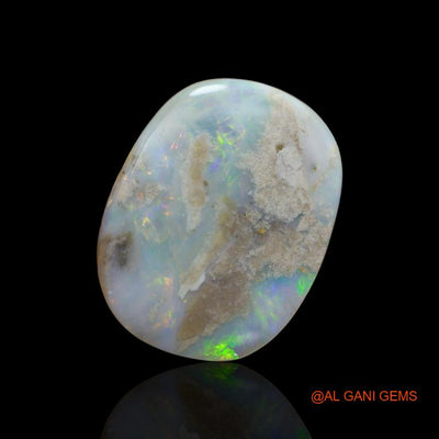 Natural Untreated Fire Opal Loose Gemstone Oval Cabochon From Australia 32.55 Cts 29x22x7 mm A-134