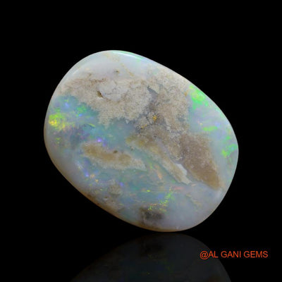 Natural Untreated Fire Opal Loose Gemstone Oval Cabochon From Australia 32.55 Cts 29x22x7 mm A-134