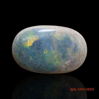 33.55 Cts Natural Australian Fire Opal Loose Gemstone Oval Cabochon 32x20x7 mm A-135