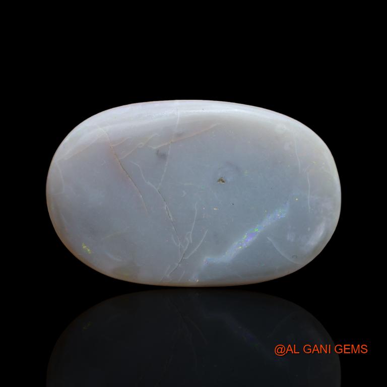 33.55 Cts Natural Australian Fire Opal Loose Gemstone Oval Cabochon 32x20x7 mm A-135