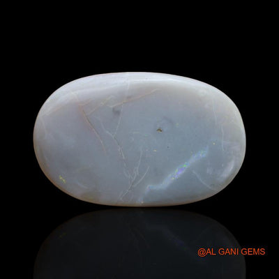 33.55 Cts Natural Australian Fire Opal Loose Gemstone Oval Cabochon 32x20x7 mm A-135