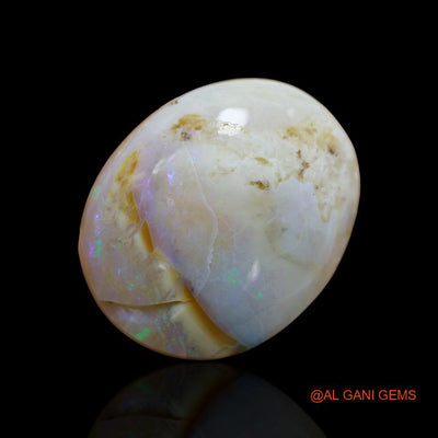 47.80 Cts Natural Australian Fire Opal Oval Cabochon Loose Gemstone For Jewelry 29x24x11 mm A-138