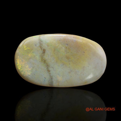 63.30 Cts Natural Australian Fire Opal Loose Gemstone Oval Cabochon 37x22x9 mm A-141