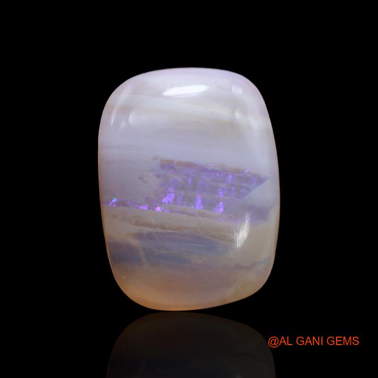 14.40 Cts Natural Australian Fire Opal Loose Gemstone Oval Cabochon 22x16x5 mm A-143