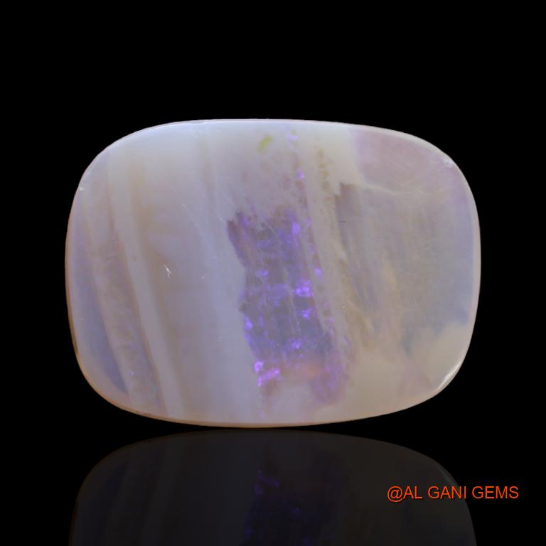 14.40 Cts Natural Australian Fire Opal Loose Gemstone Oval Cabochon 22x16x5 mm A-143