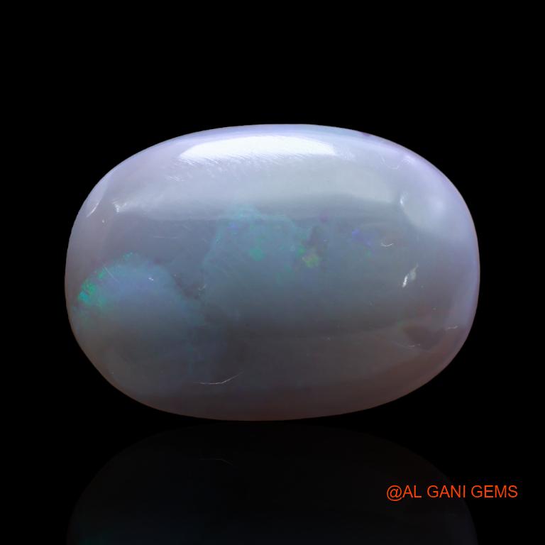 Natural Fire Opal Gemstone 17.60 Cts Loose Oval Cabochon From Australia 24x18x8 mm A-144