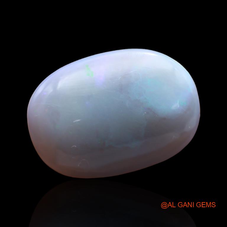 Natural Fire Opal Gemstone 17.60 Cts Loose Oval Cabochon From Australia 24x18x8 mm A-144