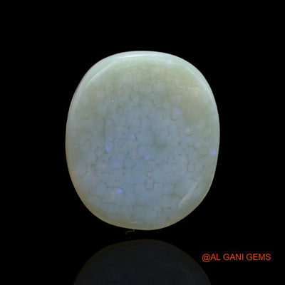 37.90 Cts Natural Australian Fire Opal Loose Gemstone Oval Cabochon 26x22x8 mm A-147