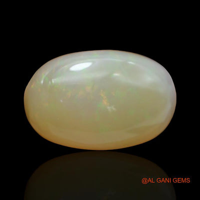 52.40 Cts Unheated Australian Fire Opal Loose Gemstone Oval Cabochon Natural 32x21x4 mm A-148