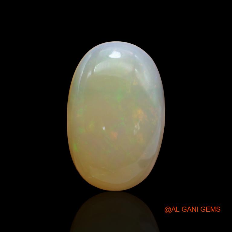 52.40 Cts Unheated Australian Fire Opal Loose Gemstone Oval Cabochon Natural 32x21x4 mm A-148