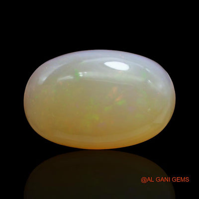 52.40 Cts Unheated Australian Fire Opal Loose Gemstone Oval Cabochon Natural 32x21x4 mm A-148
