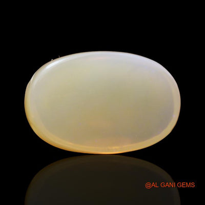 52.40 Cts Unheated Australian Fire Opal Loose Gemstone Oval Cabochon Natural 32x21x4 mm A-148