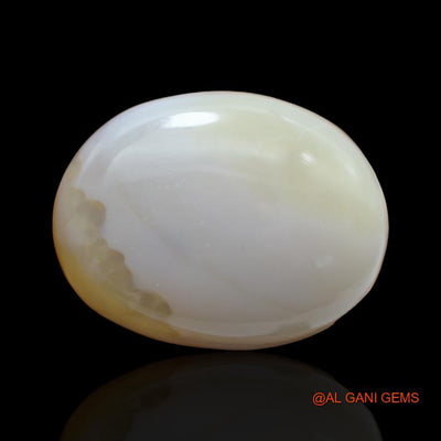 Natural Fire Opal Gemstone 110.00 Cts Loose Oval Cabochon From Australia 38x30x9 mm A-150