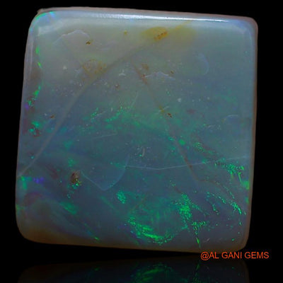 12.00 Cts Natural Australian Fire Opal Loose Gemstone Square Cabochon 15x14x6 mm A-155