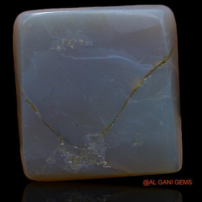 12.00 Cts Natural Australian Fire Opal Loose Gemstone Square Cabochon 15x14x6 mm A-155