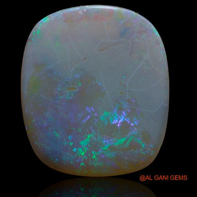 8.00 Cts Unheated Australian Fire Opal Loose Gemstone Oval Cabochon Natural 20x17x3 mm A-156