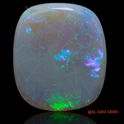 8.00 Cts Unheated Australian Fire Opal Loose Gemstone Oval Cabochon Natural 20x17x3 mm A-156