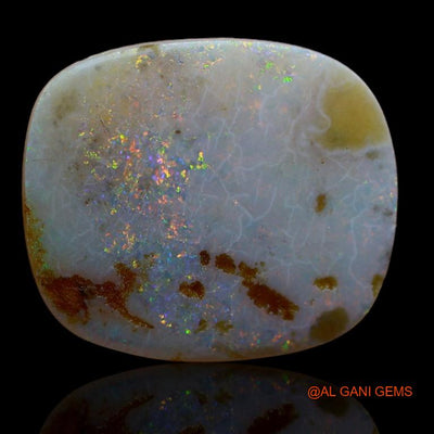 8.00 Cts Unheated Australian Fire Opal Loose Gemstone Oval Cabochon Natural 20x17x3 mm A-156
