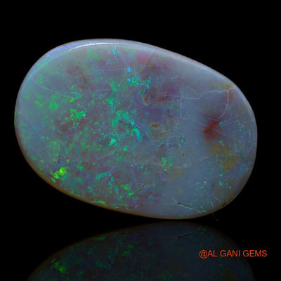 14.00 Cts Natural Australian Fire Opal Loose Gemstone Oval Cabochon 24x17x4 mm A-157