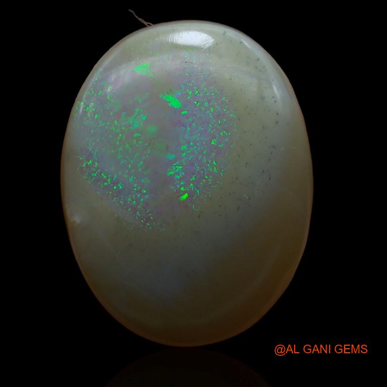 23.00 Cts Unheated Australian Fire Opal Loose Gemstone Oval Cabochon Natural 24x19x7 mm A-159