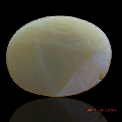 23.00 Cts Unheated Australian Fire Opal Loose Gemstone Oval Cabochon Natural 24x19x7 mm A-159