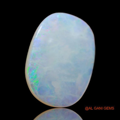 Natural Fire Opal Gemstone 6.35 Cts Loose Oval Cabochon From Australia 19x14x3 mm A-15