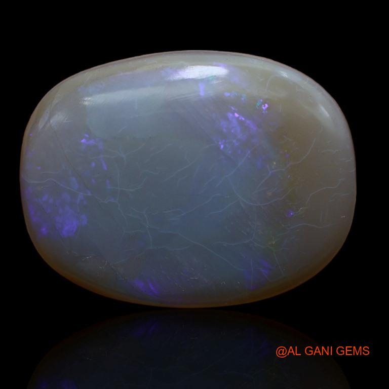 36.00 Cts Natural Australian Fire Opal Loose Gemstone Oval Cabochon 28x21x8 mm A-160