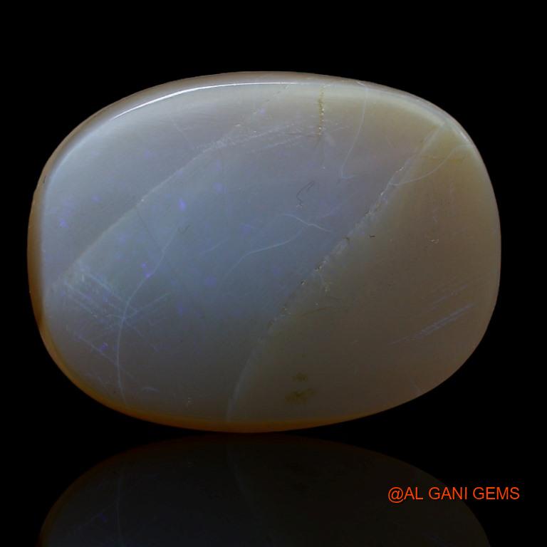 36.00 Cts Natural Australian Fire Opal Loose Gemstone Oval Cabochon 28x21x8 mm A-160