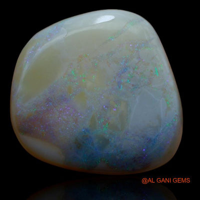 Natural Untreated Fire Opal Loose Gemstone Oval Cabochon From Australia 34.90 Cts 25x24x8 mm A-161
